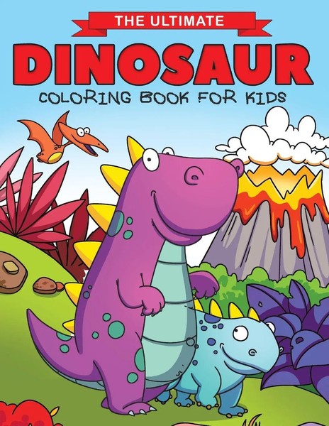Feel Happy Books | The Ultimate Dinosaur Coloring Book For Kids | Taschenbuch-image