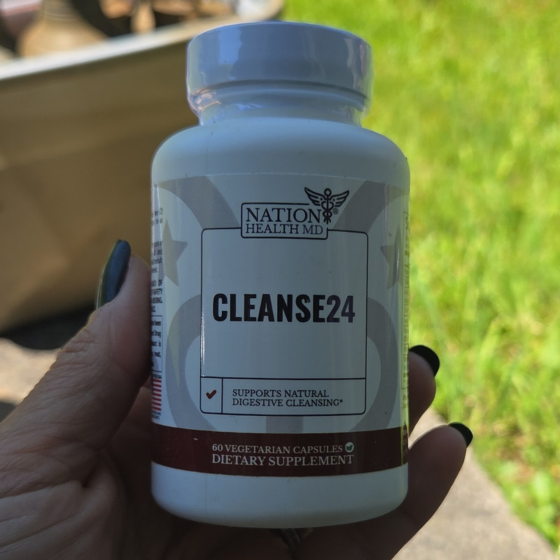Nation Health MD Cleanse24 Cleansing Dietary Supplement 180 Vegetarian Capsules