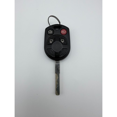 Ford 4 Button Remote Key Fob Entry Transmitter Integrated Key Black OEM Style