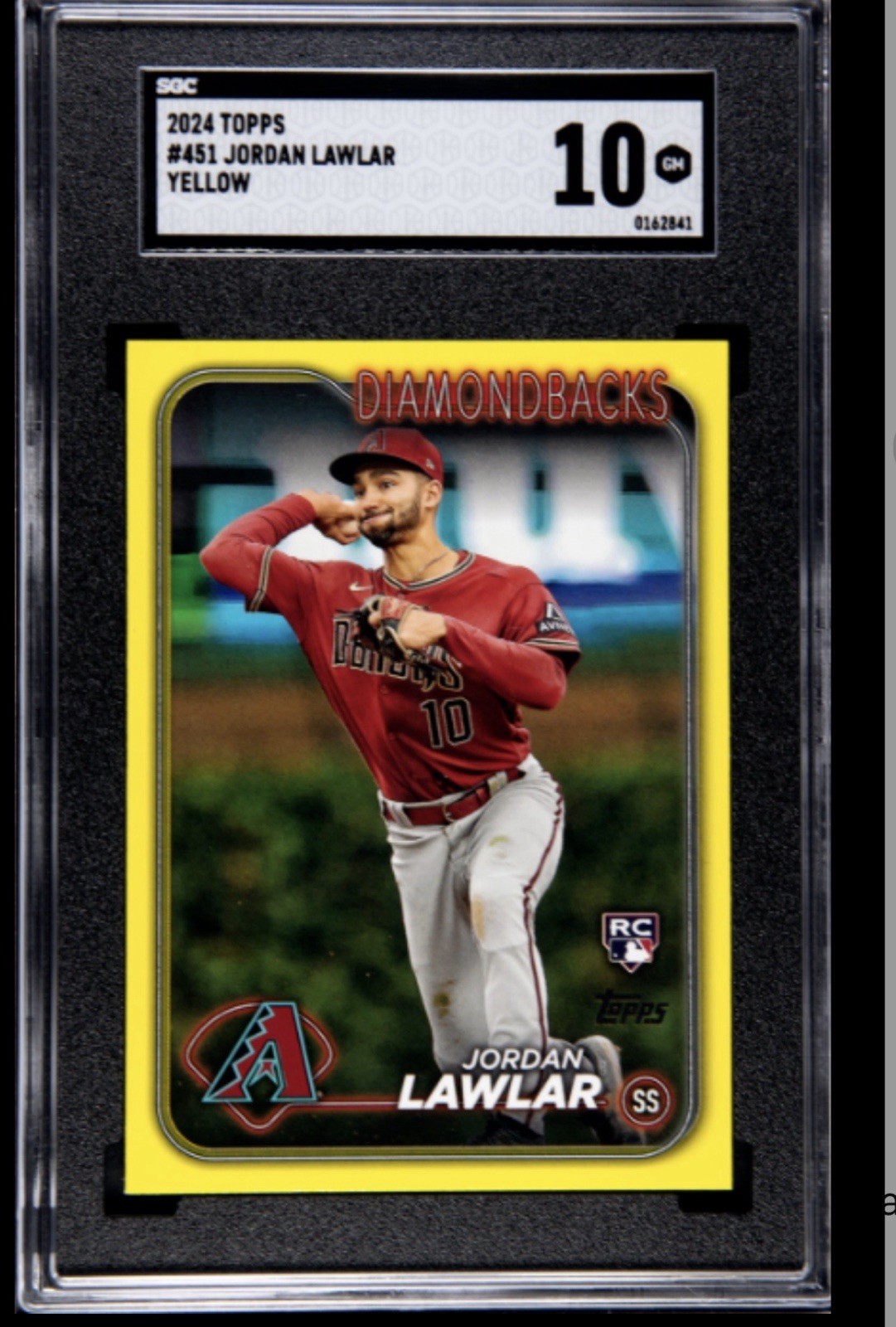 2024 Topps Series 2 - Jordan Lawlar #451 Yellow (RC)