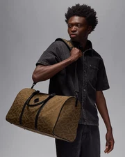 Nike Air Jordan Icon Duffel Duffle Bag Backpack LM0949-G16 Light Olive   40L