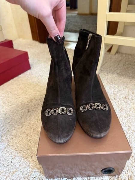 Women Carlo Pazolini Boots Brown Suede 39 #26S2