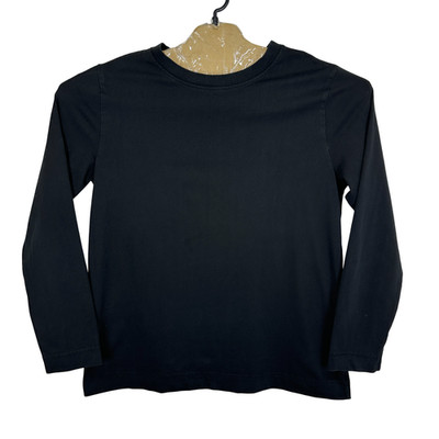 COS T-Shirt Damen Große 175/104A Schwarz Langarm Rundhals Vintage Y2K Basic