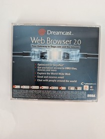 SEGA Dreamcast Web Browser 2.0 with SegaNet USED COMPLETE Sega Swirl Game