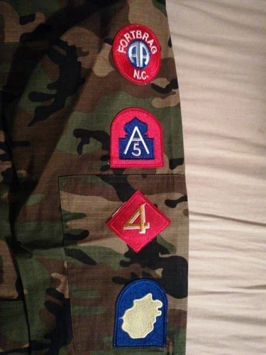 Giacca patch mimetica Virgil Abloh OFF WHITE