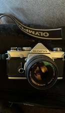 Olympus OM-1 35mm Film Camera with Zuiko 50mm Lens
