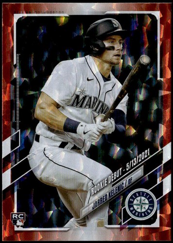 Jarred Kelenic [Orange Foilboard] #US249 2021 Topps Update card