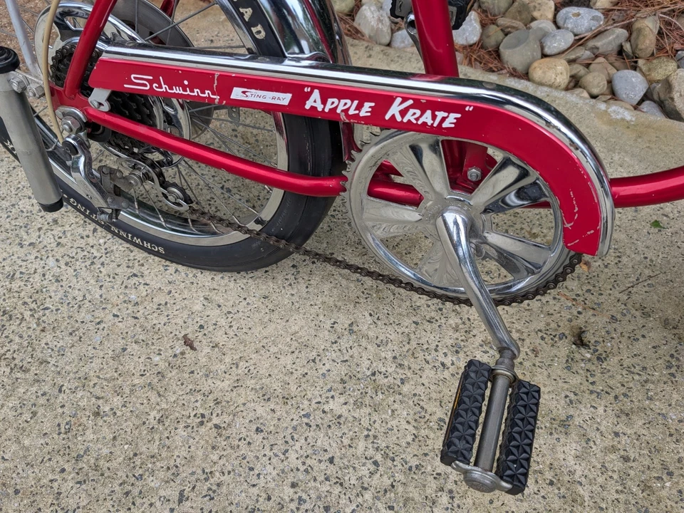 Bicicleta Schwinn 1972 Apple Krate 5 velocidades STINGRAY 20 pulgadas ORIGINAL con disco Foto 2 de 4