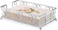 Napkin Holder Guest Towel Tray - Stainl Steel Disposable Paper Towel