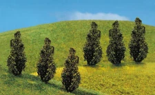 FALLER 181229 Serie Premium: Confezione sei cipressi (altezza 40 mm)