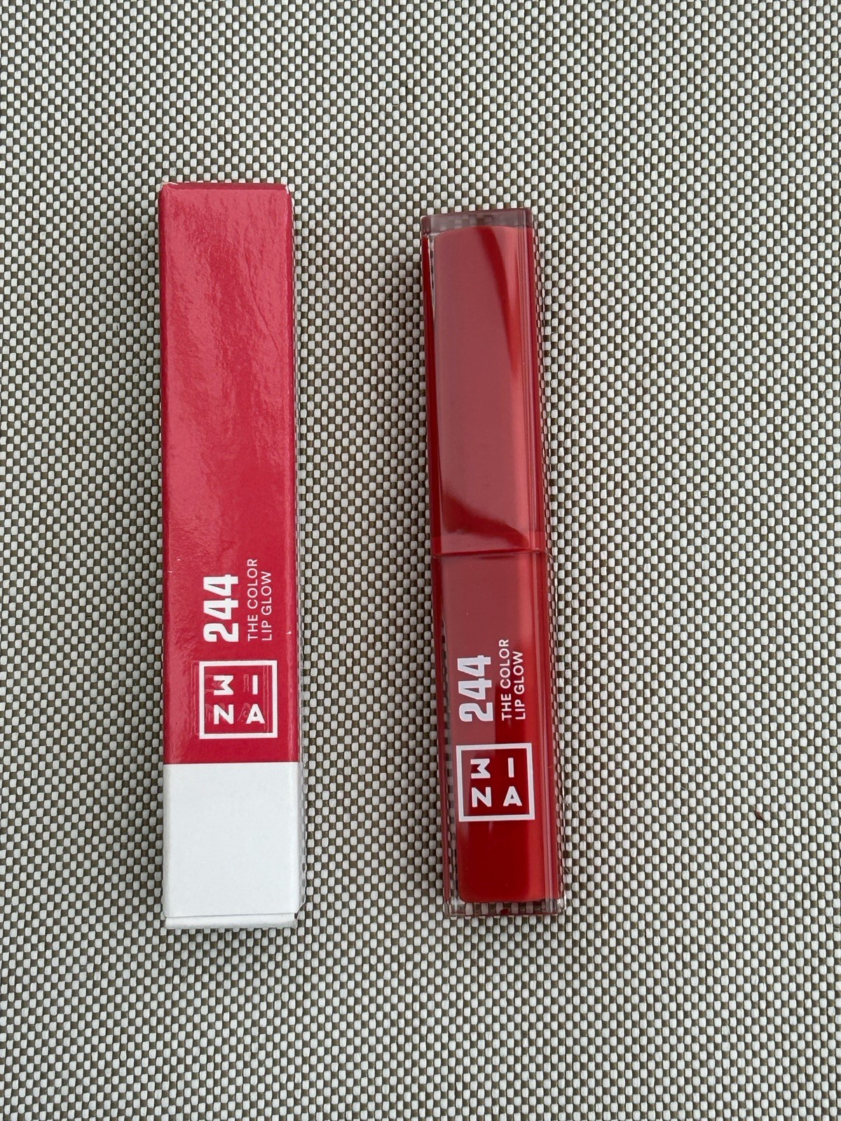 3INA The Colour Lip Glow Lipstick / Balm 1.6g Shade 244 Vegan Cruelty Free BNIB