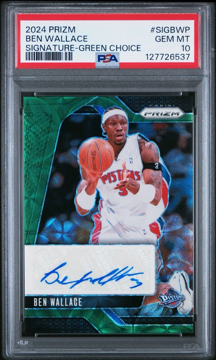 Ben Wallace Basketball Autographed Sports Trading Cards