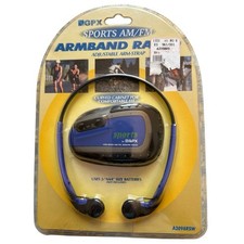 GPX RS Vintage Sports AM/FM Armband Radio Headphones A2098RS