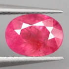 1.89Ct. Natural Ruby Pinkish Red Oval Normal Heated Tanzania Gemstone Ravishing