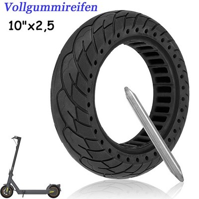 Vollgummireifen Gummi 60/70-6.5 10''x2,5 für Ninebot Max G30D, G30LD Wabenreifen