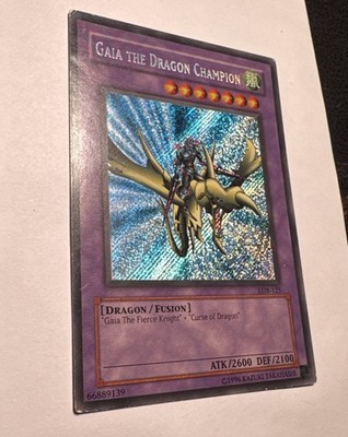 Gaia the Dragon Champion LOB-125 The Legend of Blue Eyes White Dragon Unlimited