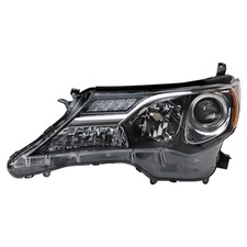 TRQ Passenger Side Headlight Assembly LED Compatible with 2020 Toyota Sienna SE