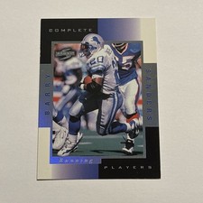 Barry Sanders 1998 Score Complete Players Insert Card #8C Detroit Lions