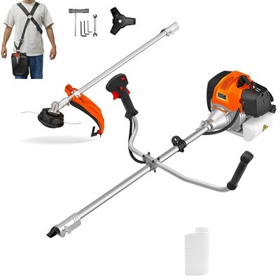52CC 2-stroke Grass String Trimmer Lawn Mower Gas Trimmer WeedEater Powerful