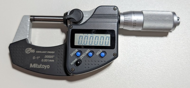 Mitutoyo 293-348-30 IP65 0-1" Digimatic Micrometer