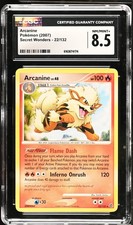 CGC 8.5 Arcanine 22/132 Secret Wonders Pokemon Card on eBay
