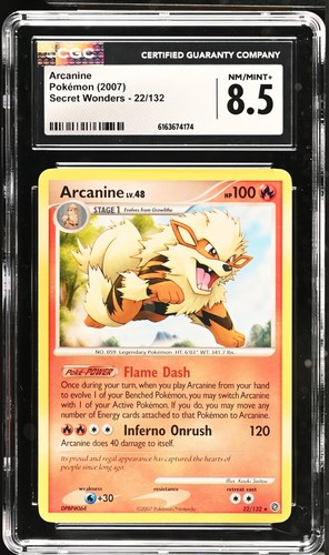 Arcanine graded CGC 8.5 for sale on eBay