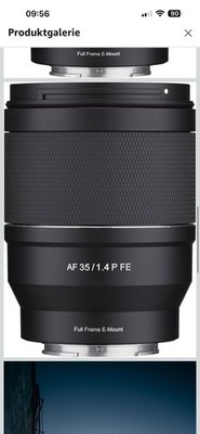 Samyang - AF 35mm F1.4 P Sony FE - Prima-serie Sony E Mount 35mm