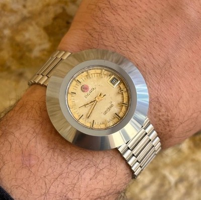 1970'S VINTAGE RADO DIASTAR 2 AUTOMATIC WATCHTUNGSTEN CASE