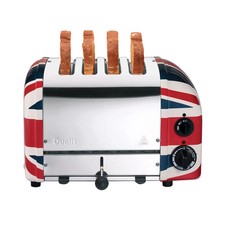 Dualit Union Jack Classic 4 Slot Slice Toaster 40555 80th Anniversary Model