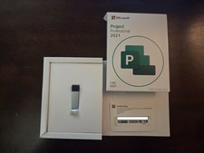 Microsoft Project 2021 Professional USB With Lifetime License Key 1 PC Sealed