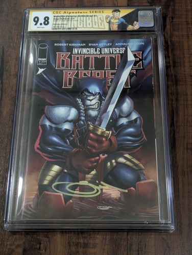Invincible Universe: Battle Beast #1 - Signed by Sajad Shah - CGC 9.8 SS