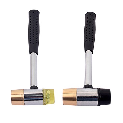Messing Bundhammer 7/8'' Durchmesser Kopf Gitarrenbauer mit UHMW/Messingkopf Holzgriff