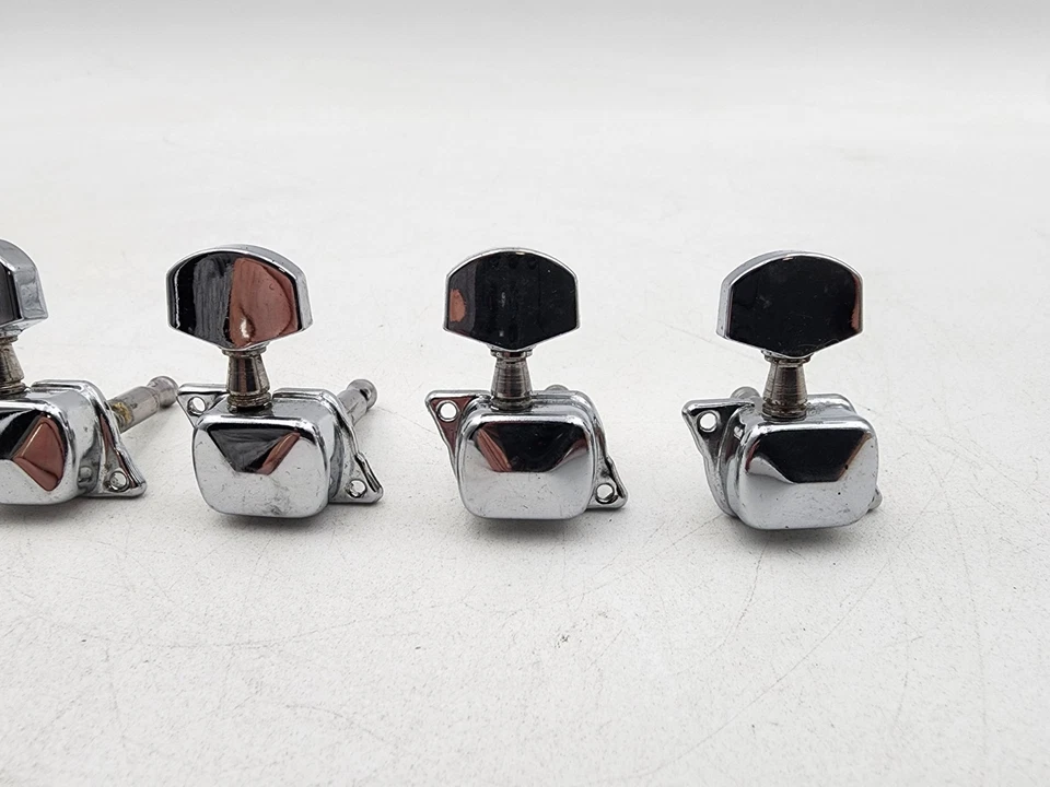 Lote De 4 Ibanez PF4-CE-14-01 Guitarra Acústica-Eléctrica Bajo Afinador Lateral Clavija De Afinación Foto 4 de 4