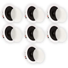 Theater Solutions TS50C Flush Mount In Ceiling Speakers 2-Way 7 Speaker Set
