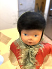 Vintage Mid Forties Greek Handmade Burlap Dolls Male & Female - Stored — photo 4