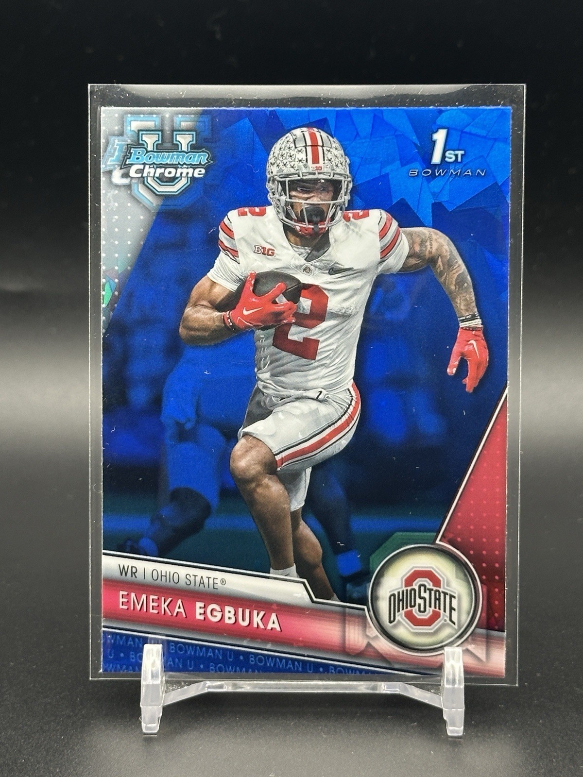 2023 Bowman University Chrome Sapphire Edition - Emeka Egbuka #115 (RC)