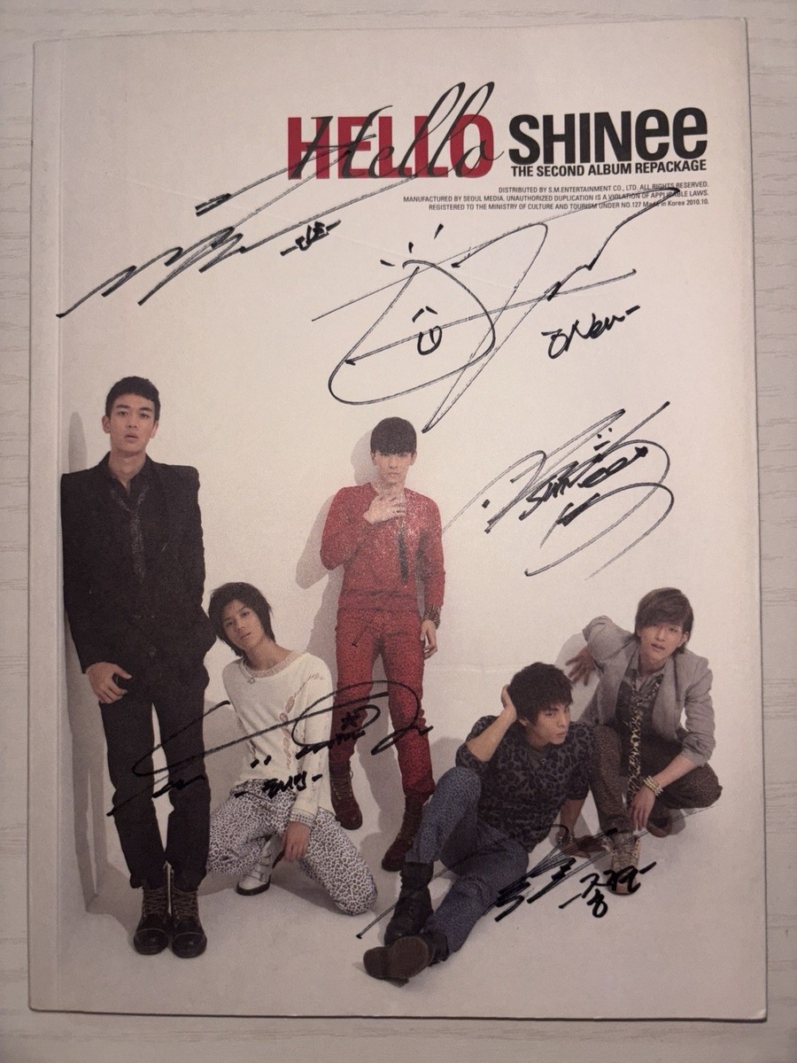 SHINee_アルバム SHINee [HELLO] Autographed Signed Album | eBay