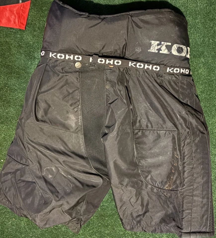 Pantalones de hockey Koho vintage para adultos mayores medianos 32-34" negros Foto 4 de 4
