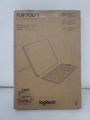 New Logitech Flip Folio Keyboard Case for iPad Pro 11'' M4/M5 iPad Air 11'' M2/M3
