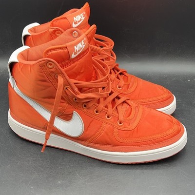 Nike Team Convention 1985 Men's Sneakers US 11 Orange White High Top Vintage