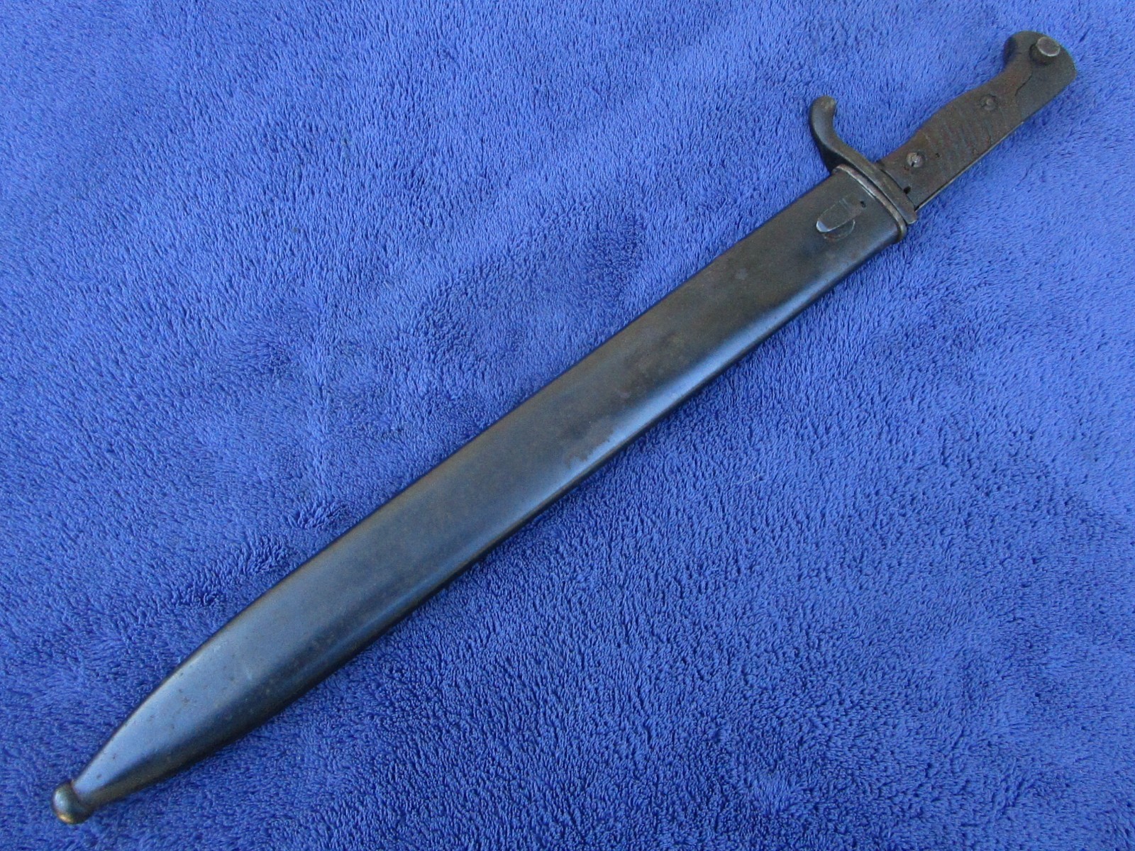 ORIGINAL GERMAN M1898 BUTCHER BAYONET AND SCABBARD RARE MAKER CITO