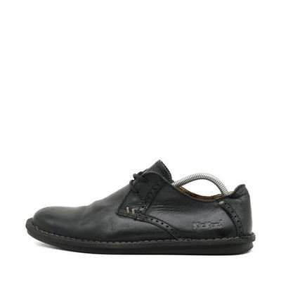 Kickers Herren Klassisch Halbschuhe Schwarz Original Schnürschuhe EU 42