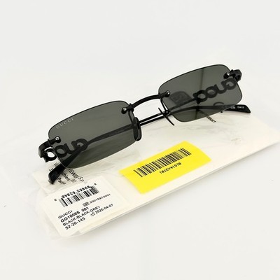 GUCCI 1808 Black Logo Narrow Rimless Square GG1808S Unisex  display picture 3