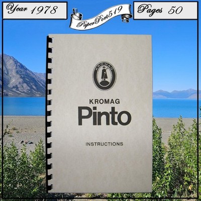 Puch KROMAG JC Penny PINTO MOPED Owners Manual 1978