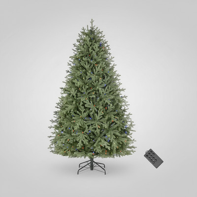Home Accents Holiday 9 Ft Pre-Lit LED Grand Fir Tree T15