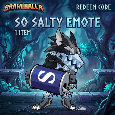 Brawlhalla:  So Salty Emote - Redeem Code - Tested & Working 2026