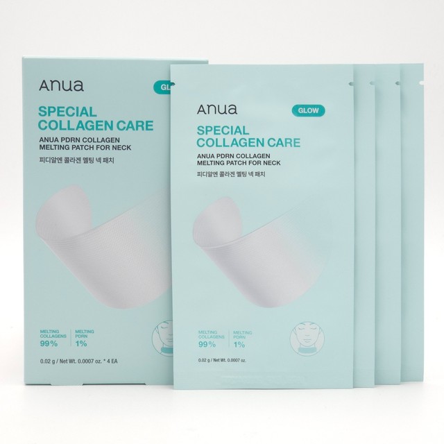 ANUA PDRN Collagen Melting Patch For Neck 0.02g x 4ea Firming Hydrating K-Beauty