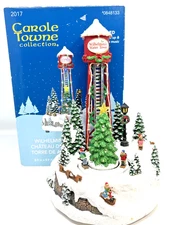RARE Carole Towne 13.2” Wilhelmina's Water Tower Musical Christmas Tree Village