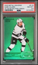 2020-21 Gabe Vilardi 1997 Retro Precious Metal Gems PMG Green /10 Rookie PSA 8.5