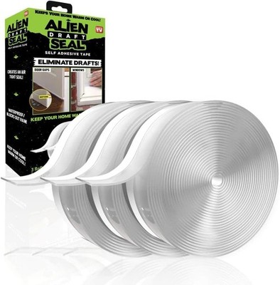 Alien Draft Insulation Tape Transparent Silicone Weather Stripping Door Seal Str